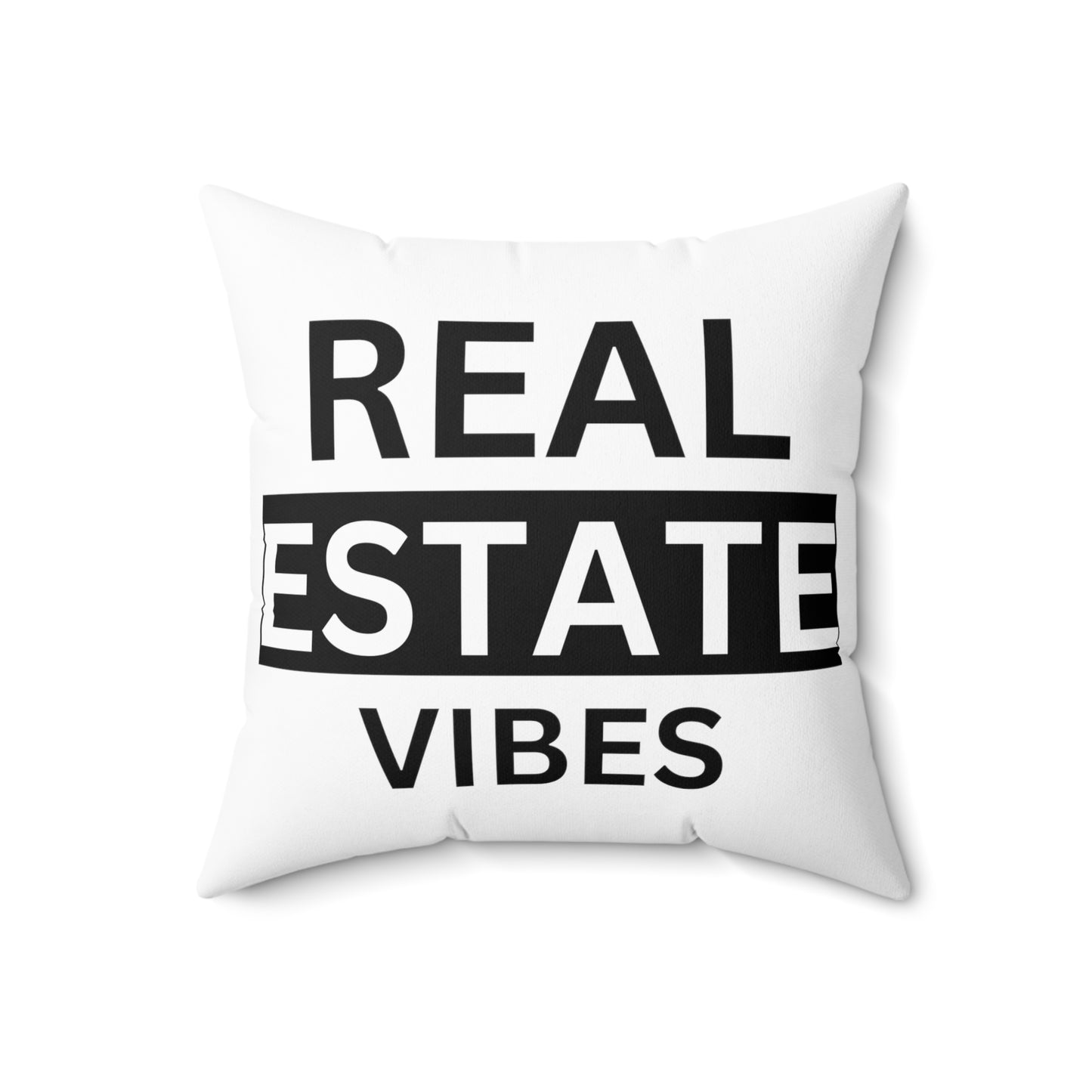 Real Estate Vibes Double Sided Pillow