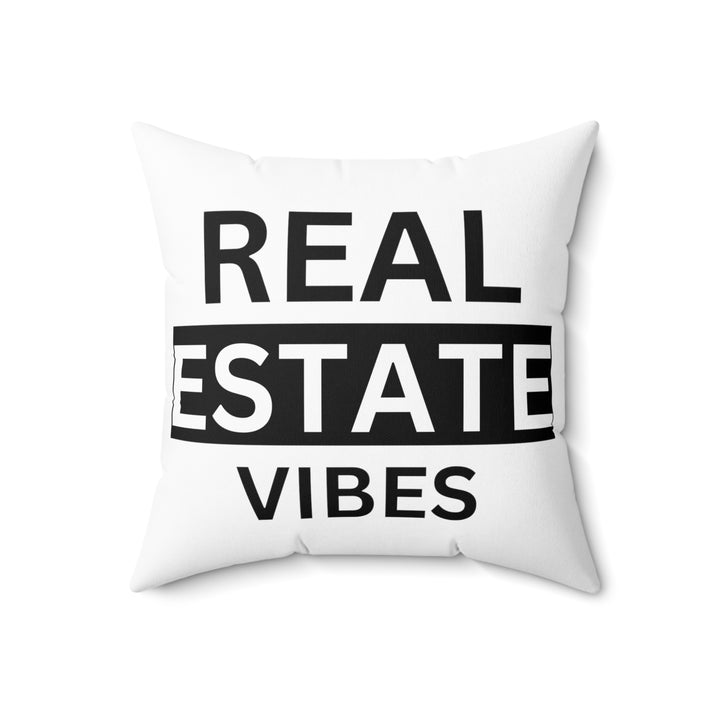 Real Estate Vibes Double Sided Pillow