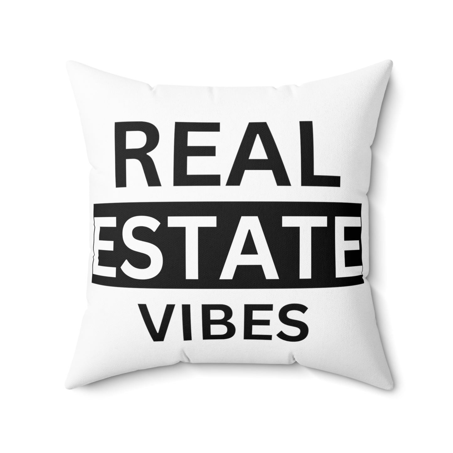 Real Estate Vibes Double Sided Pillow