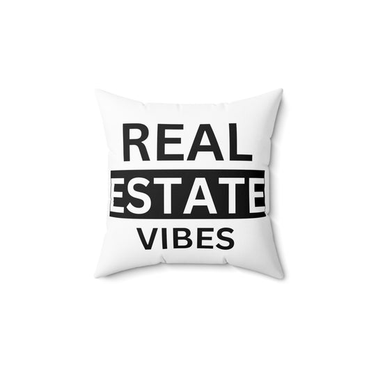 Real Estate Vibes Double Sided Pillow