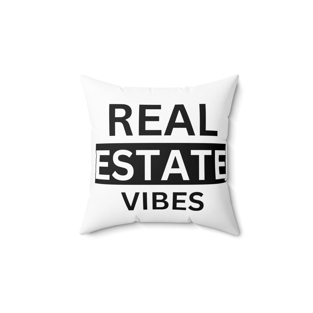 Real Estate Vibes Double Sided Pillow