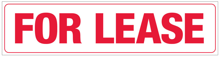 Sign Rider 6x24 - "For Lease"