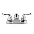 Glacier Bay Two Handle Bathroom Faucet 4in Centerset (Chrome)